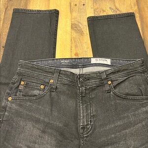 AG Mens Tellis Modern Slim EUC 32 Regular Black Ag-Ed Denim